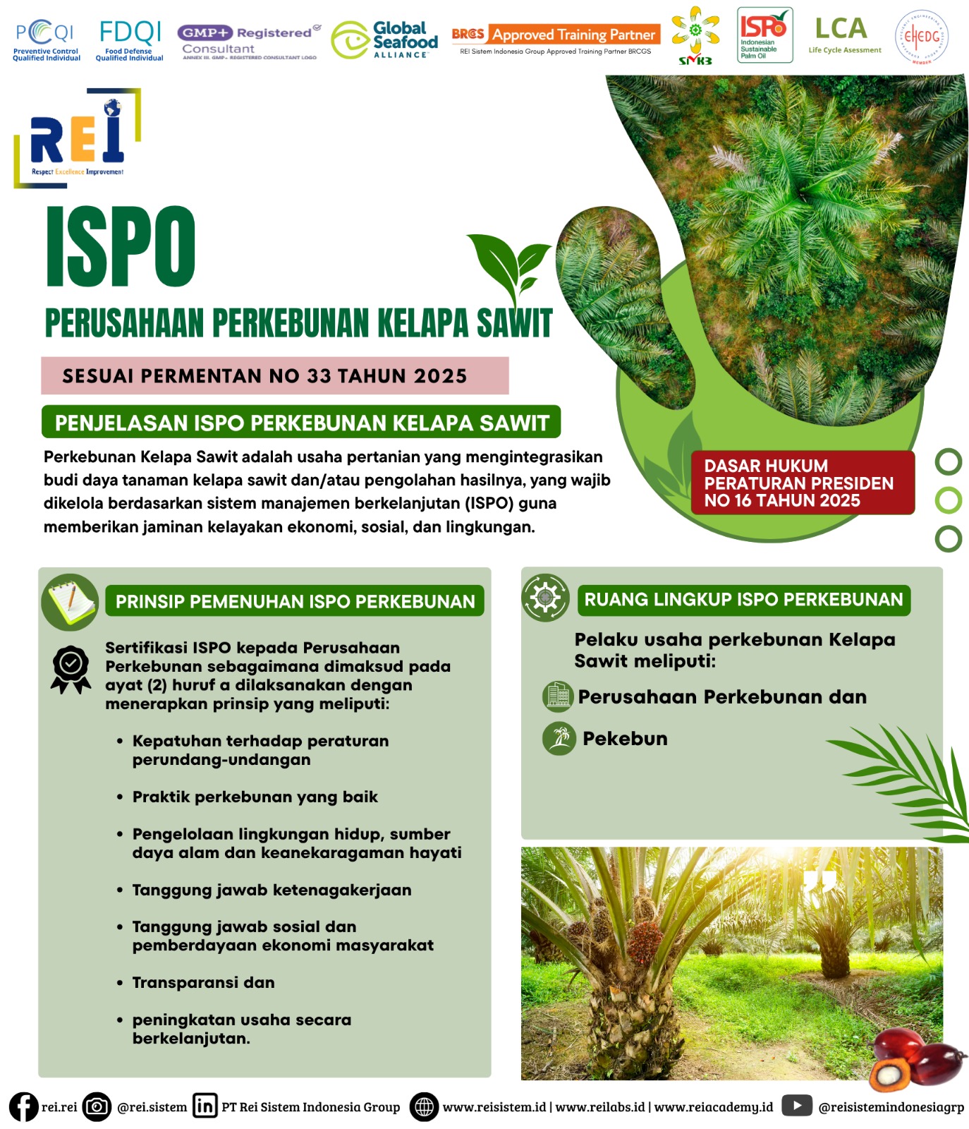 ISPO Perusahaan Perkebunan Kelapa Sawit
