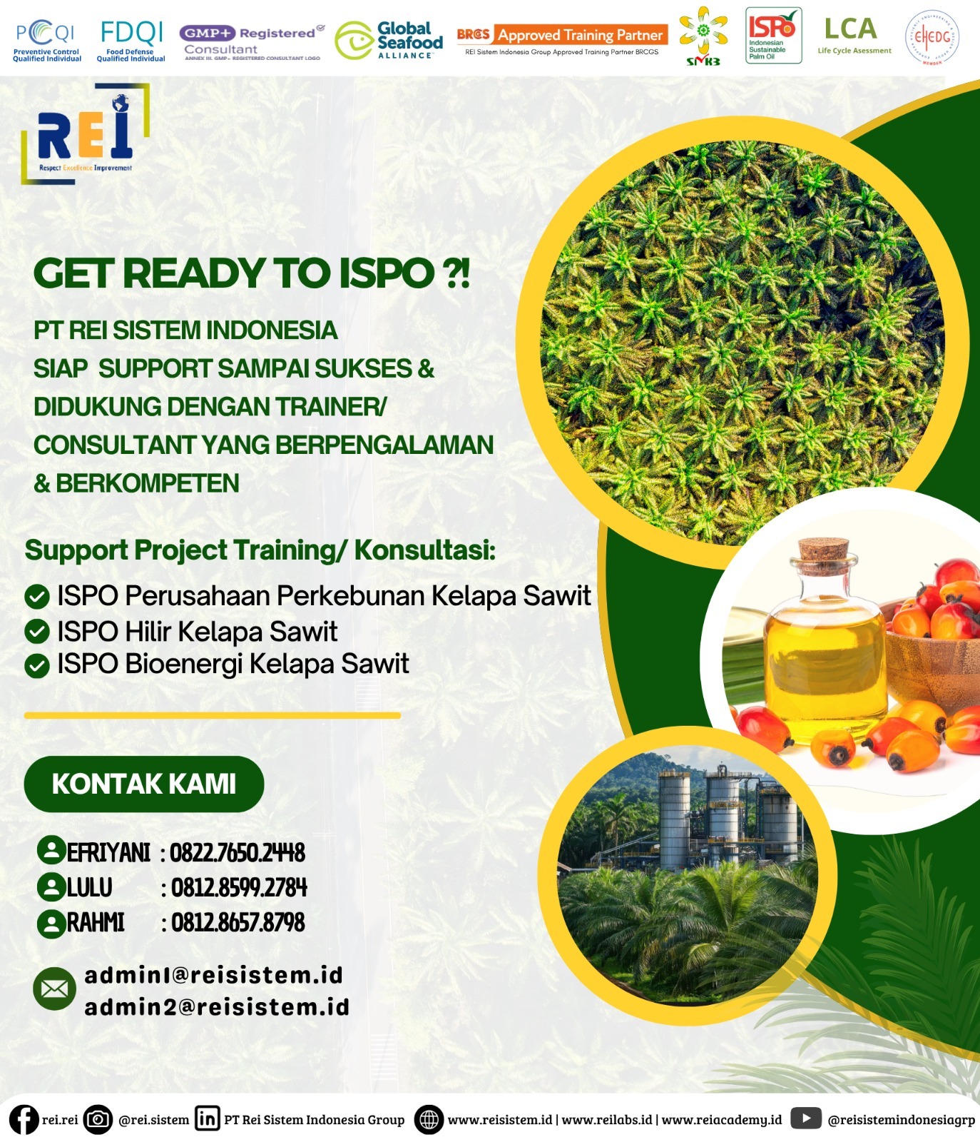 Get Ready to ISPO - Kontak REI Sistem
